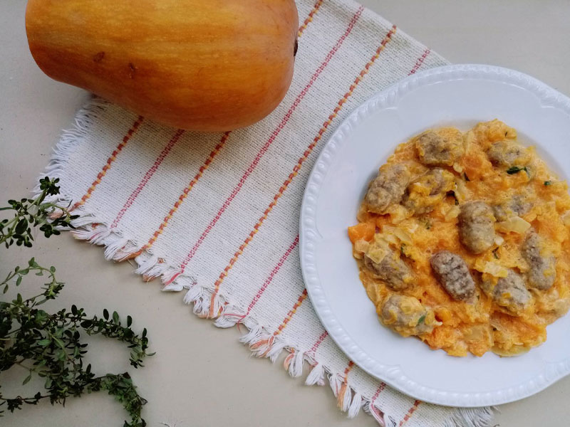 Njoke od kus kusa u sosu od bundeve