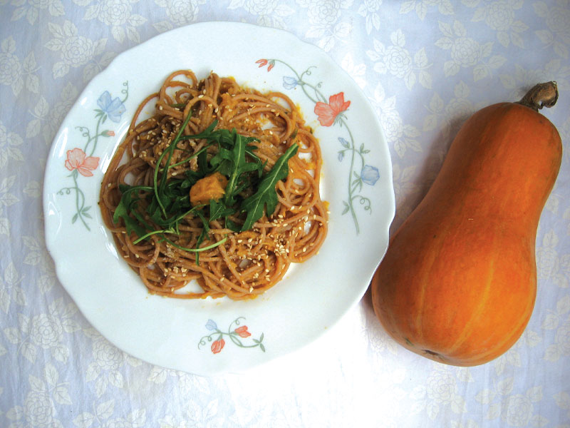 Špagete sa sosom od bundeve