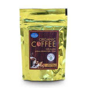 organska kafa arabika mlevena